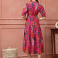 Ynf Reyon Cotton KESH552 94 Gowns Wholesale Printed Gowns Fancy Gowns Long Gowns Manufacturer - MYLUXURY LANE ENTERPRISE