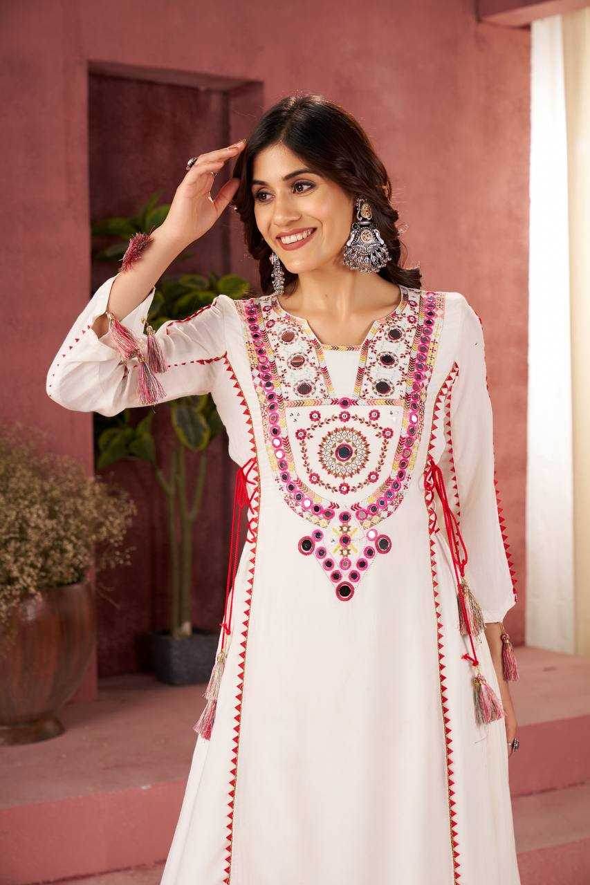 Reyon Cotton Kurti With Palazzo - MYLUXURY LANE ENTERPRISE