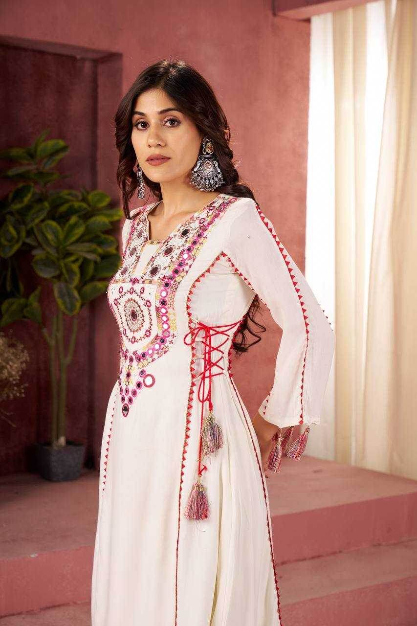 Reyon Cotton Kurti With Palazzo - MYLUXURY LANE ENTERPRISE