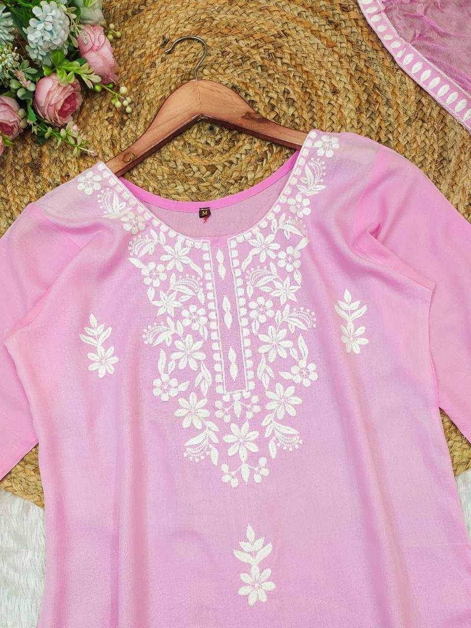 LADIES EMBROIDERY PARTY WEAR SUIT - MYLUXURY LANE ENTERPRISE