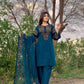 EMBROIDERED DESIGNER SILK SUIT - MYLUXURY LANE ENTERPRISE