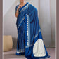 Satin Ajrakh Sarees - MYLUXURY LANE ENTERPRISE