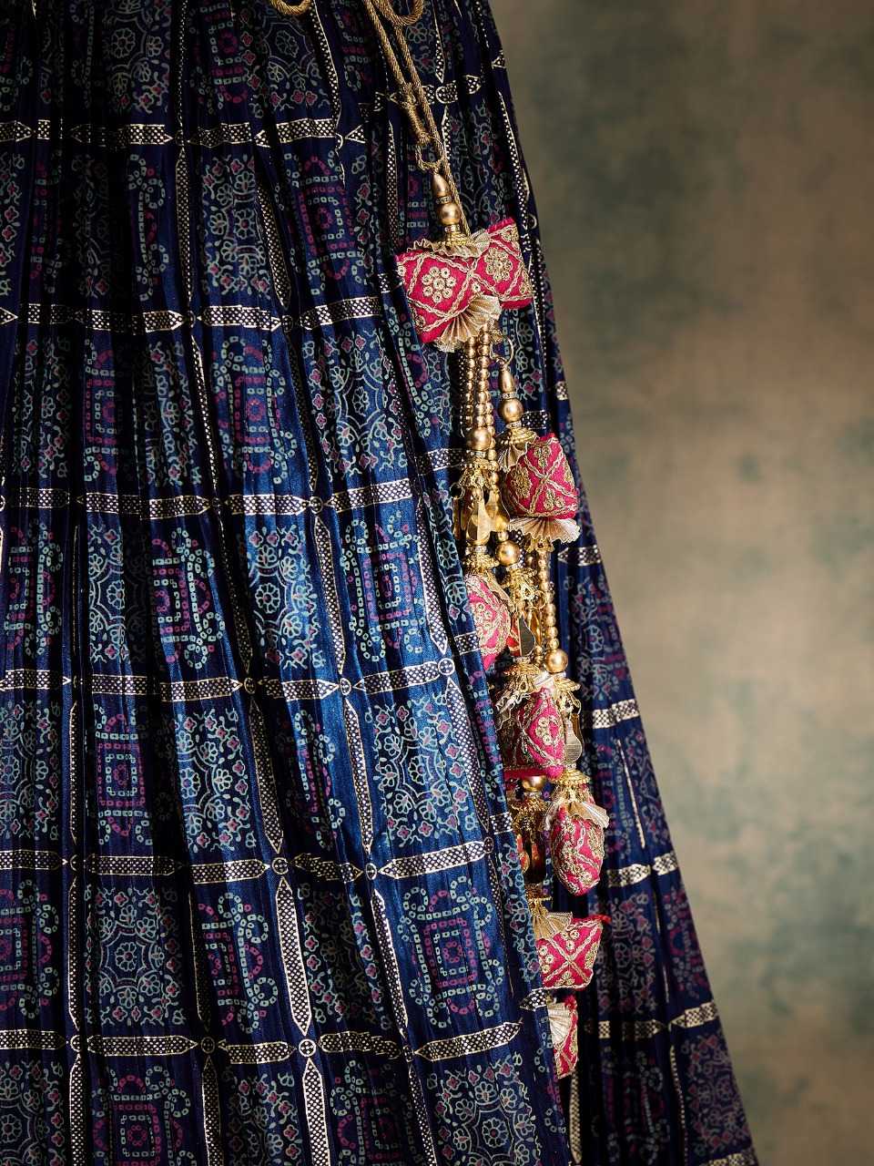 Satin  Designer Lehenga