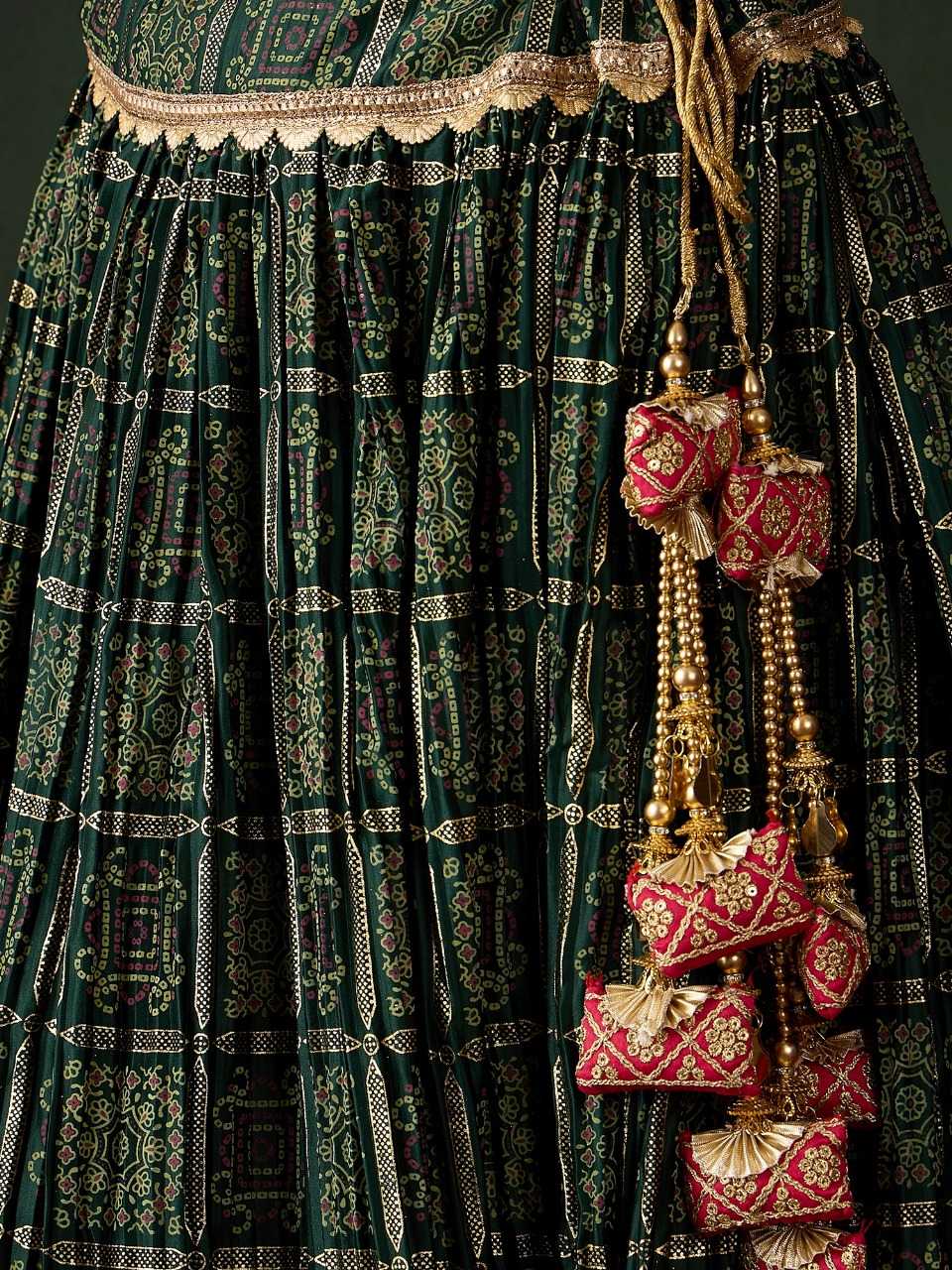 Satin  Designer Lehenga