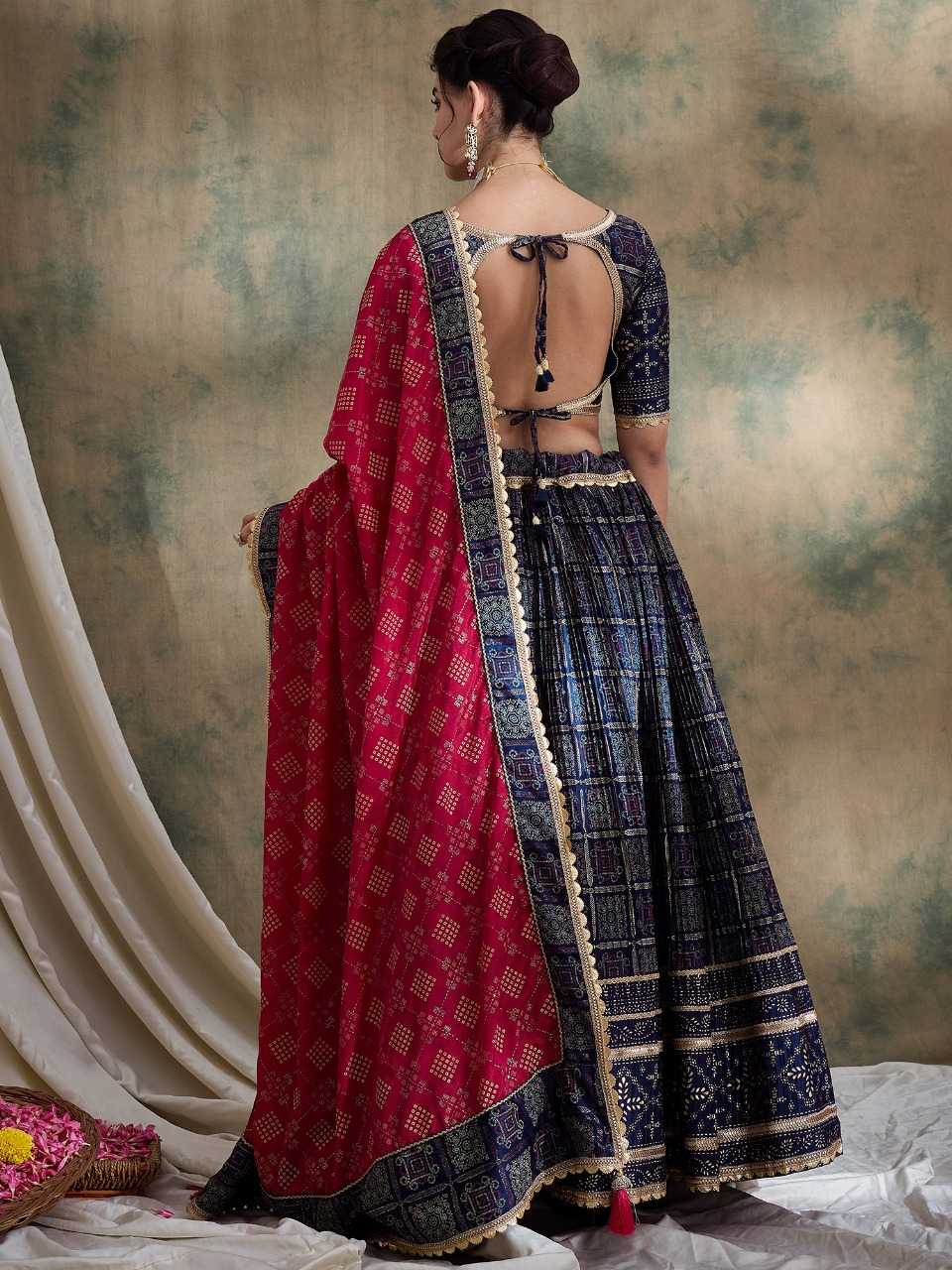 Satin  Designer Lehenga