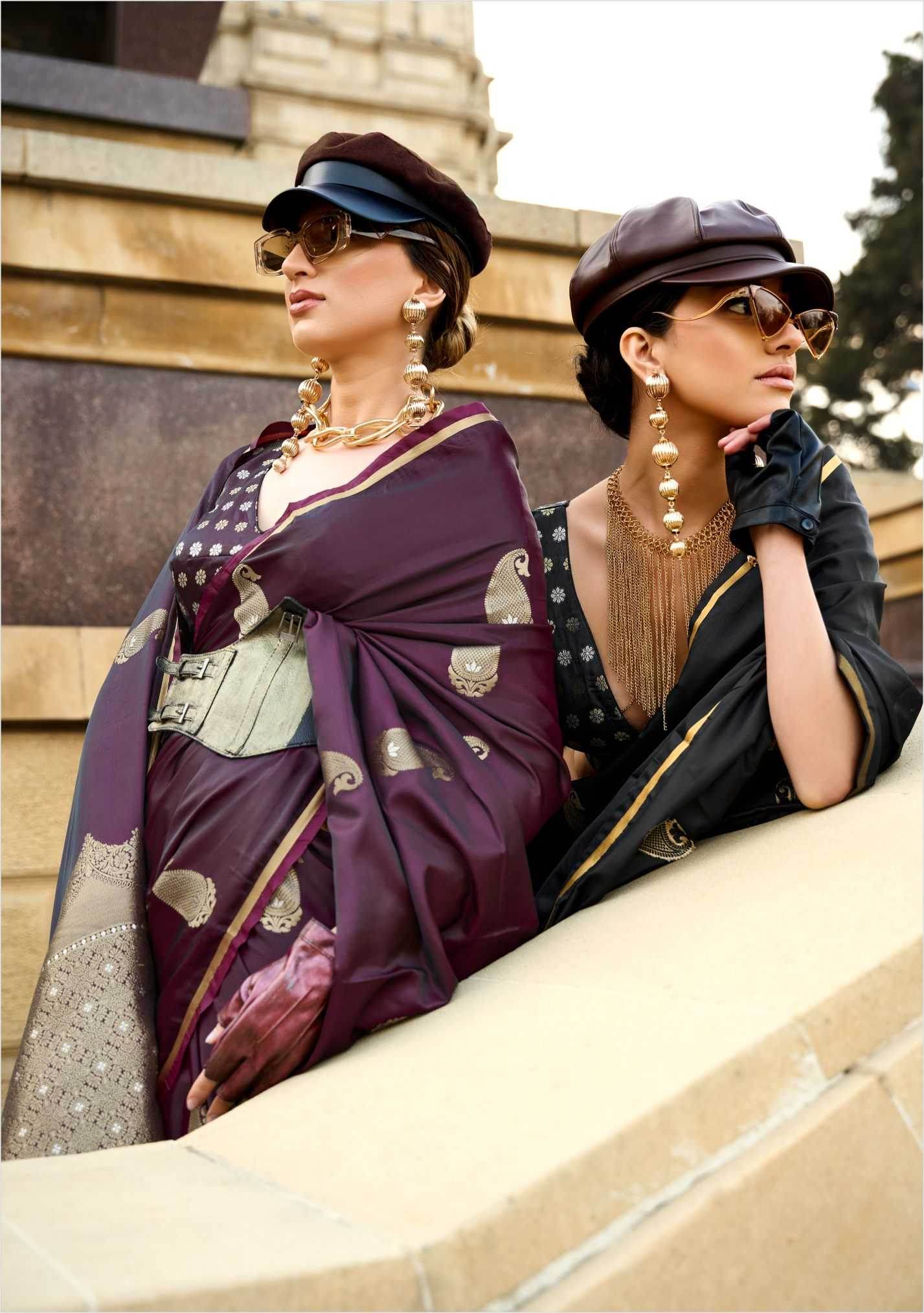 Satin Silk Saree - MYLUXURY LANE ENTERPRISE