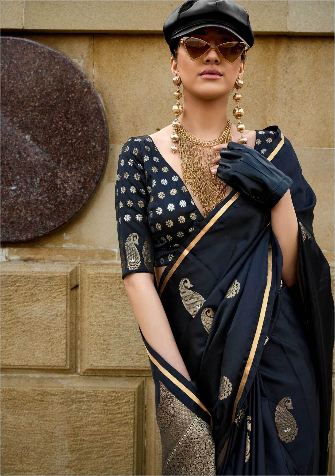 Satin Silk Saree - MYLUXURY LANE ENTERPRISE