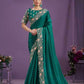 Satin Silk Designer Saree - MYLUXURY LANE ENTERPRISE