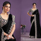 Satin Silk Designer Saree - MYLUXURY LANE ENTERPRISE