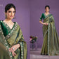 Satin Silk Designer Saree - MYLUXURY LANE ENTERPRISE