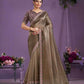 Satin Silk Designer Saree - MYLUXURY LANE ENTERPRISE