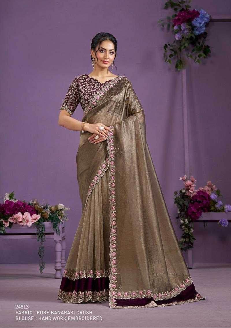 Satin Silk Designer Saree - MYLUXURY LANE ENTERPRISE