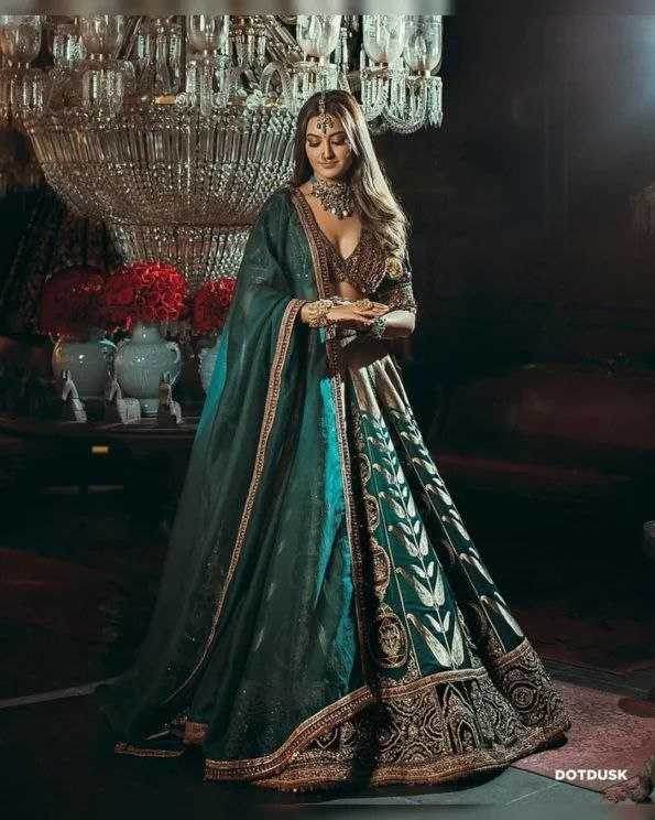 Satin Silk Designer Lehenga - MYLUXURY LANE ENTERPRISE
