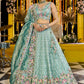 Satin Silk  Embroidered Designer Lehenga Choli