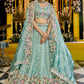 Satin Silk  Embroidered Designer Lehenga Choli