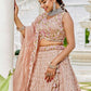 Satin Silk  Embroidered Designer Lehenga Choli