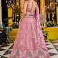 Satin Silk Embroidered Lehenga