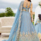 Satin Silk  Embroidered Lehenga