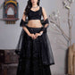 Elegant Satin Silk Sangeet Lehenga for Festive Occasions - MYLUXURY LANE ENTERPRISE
