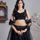 Elegant Satin Silk Sangeet Lehenga for Festive Occasions - MYLUXURY LANE ENTERPRISE