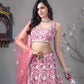 Elegant Satin Silk Sangeet Lehenga for Festive Occasions - MYLUXURY LANE ENTERPRISE