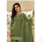 Shimmer silk Palazzo Ladies Silk Embroidered Suits - MYLUXURY LANE ENTERPRISE
