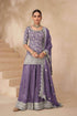 Shimmer silk Palazzo Ladies Suit Wedding Suits Manufacturer - MYLUXURY LANE ENTERPRISE