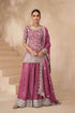 Shimmer silk Palazzo Ladies Suit Wedding Suits Manufacturer - MYLUXURY LANE ENTERPRISE