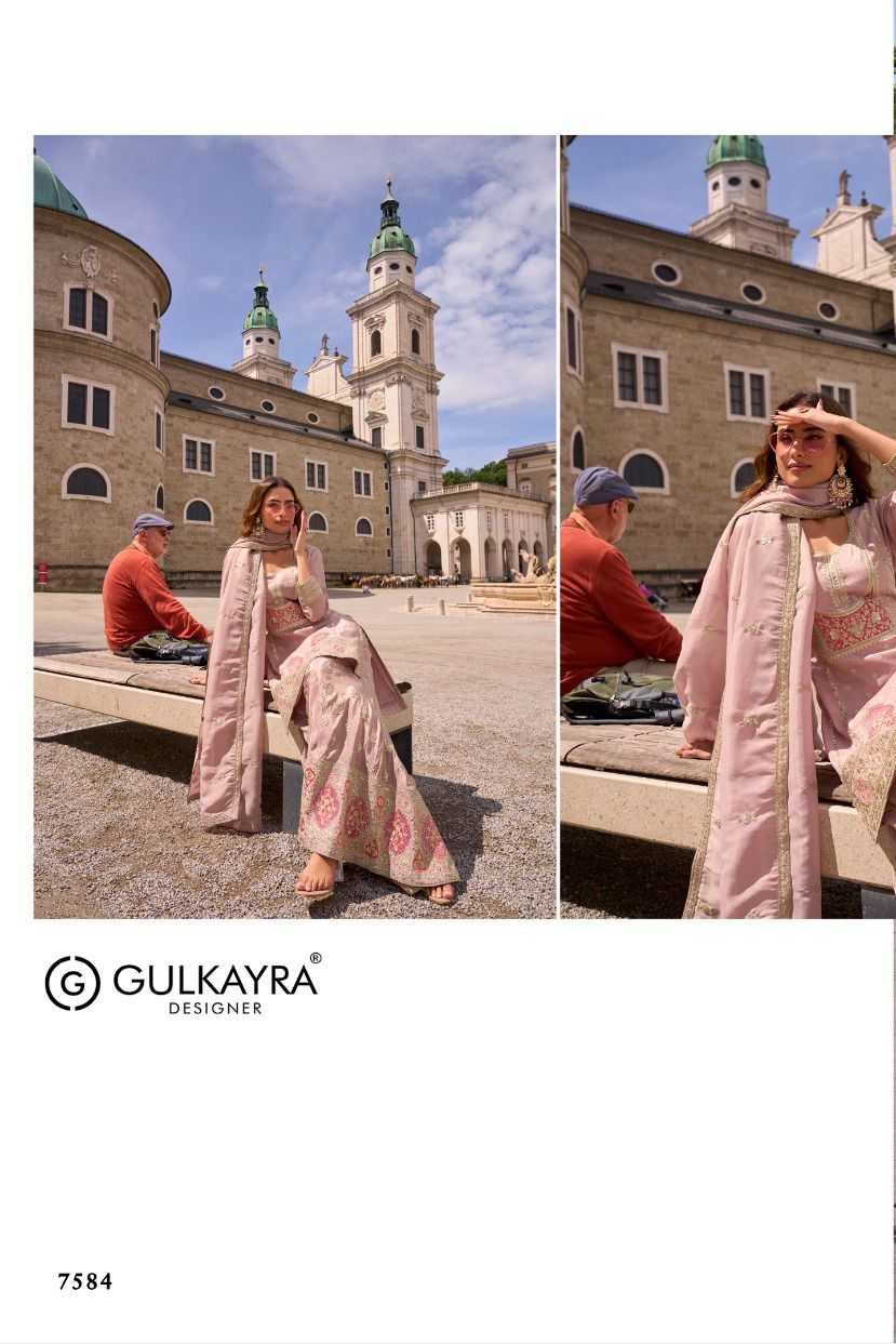 Shimmer silk  Palazzo Suit