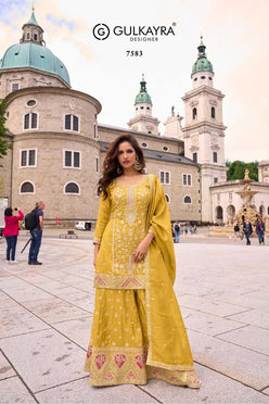 Shimmer silk Palazzo Suit - MYLUXURY LANE ENTERPRISE