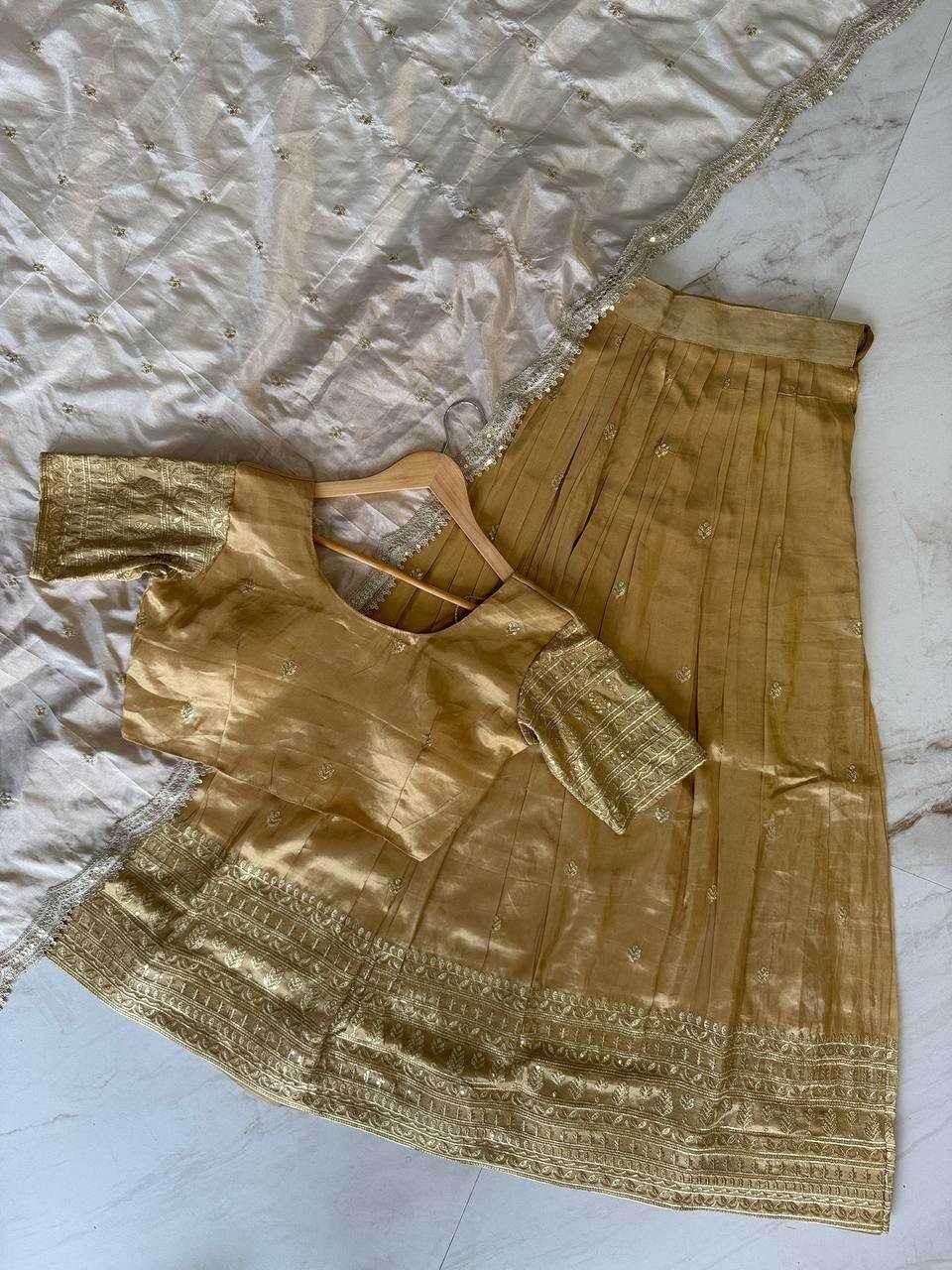 Shimmer silk Indian Saree Lehenga - MYLUXURY LANE ENTERPRISE