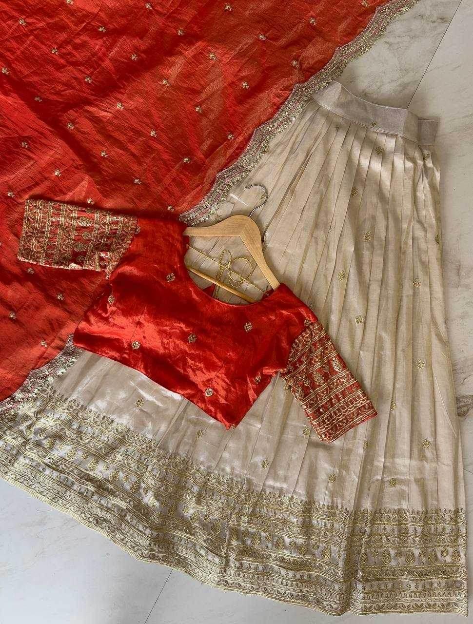 Shimmer silk Indian Saree Lehenga - MYLUXURY LANE ENTERPRISE
