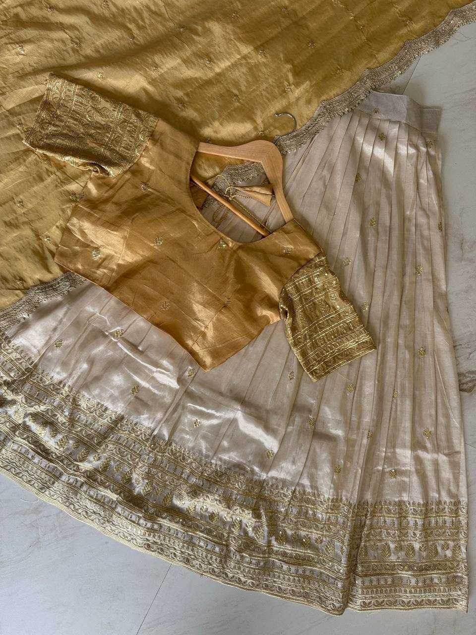 Shimmer silk Indian Saree Lehenga - MYLUXURY LANE ENTERPRISE