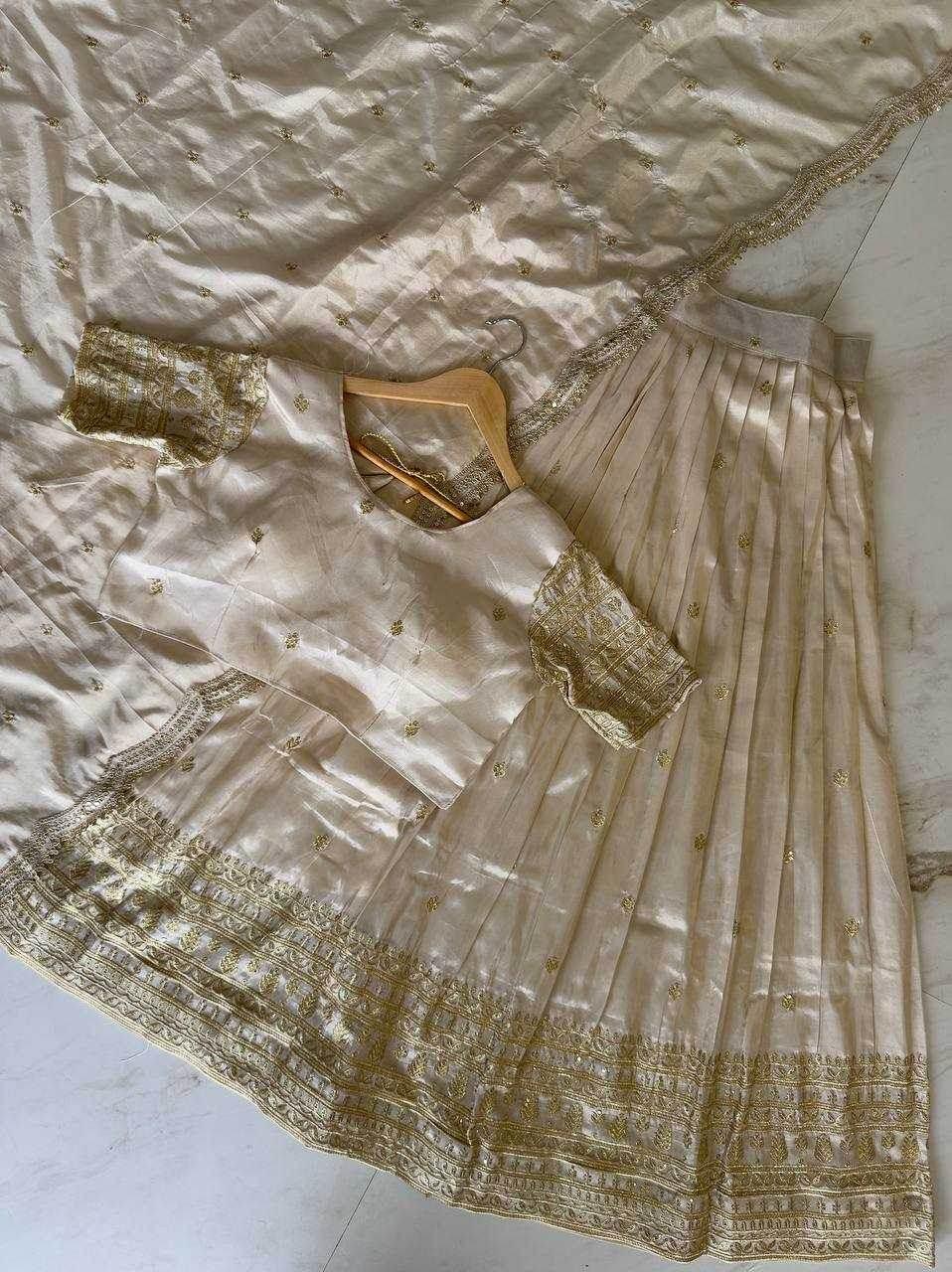 Shimmer silk Indian Saree Lehenga - MYLUXURY LANE ENTERPRISE