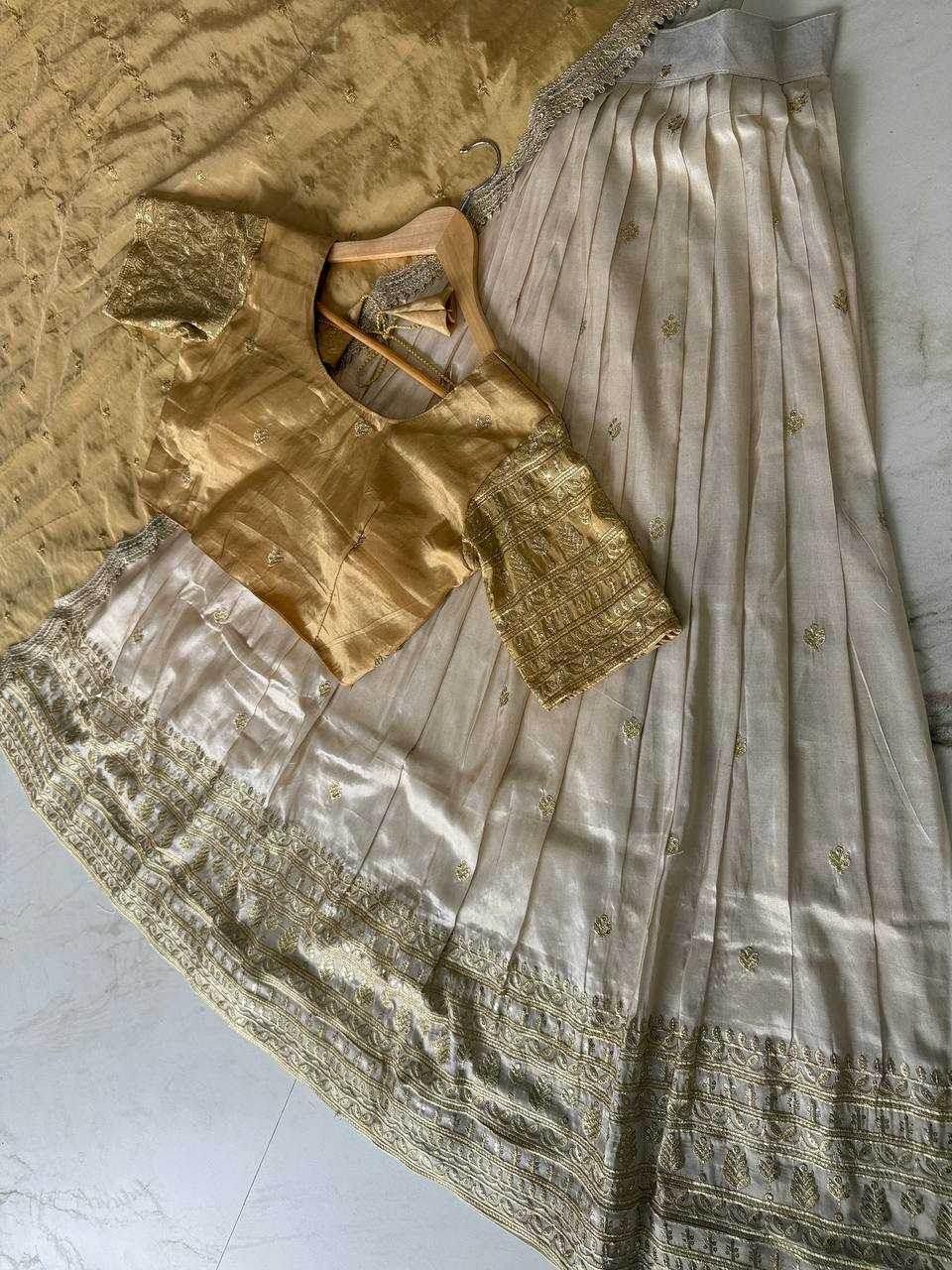 Shimmer silk Indian Saree Lehenga - MYLUXURY LANE ENTERPRISE