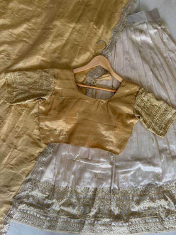 Shimmer silk Indian Saree Lehenga - MYLUXURY LANE ENTERPRISE