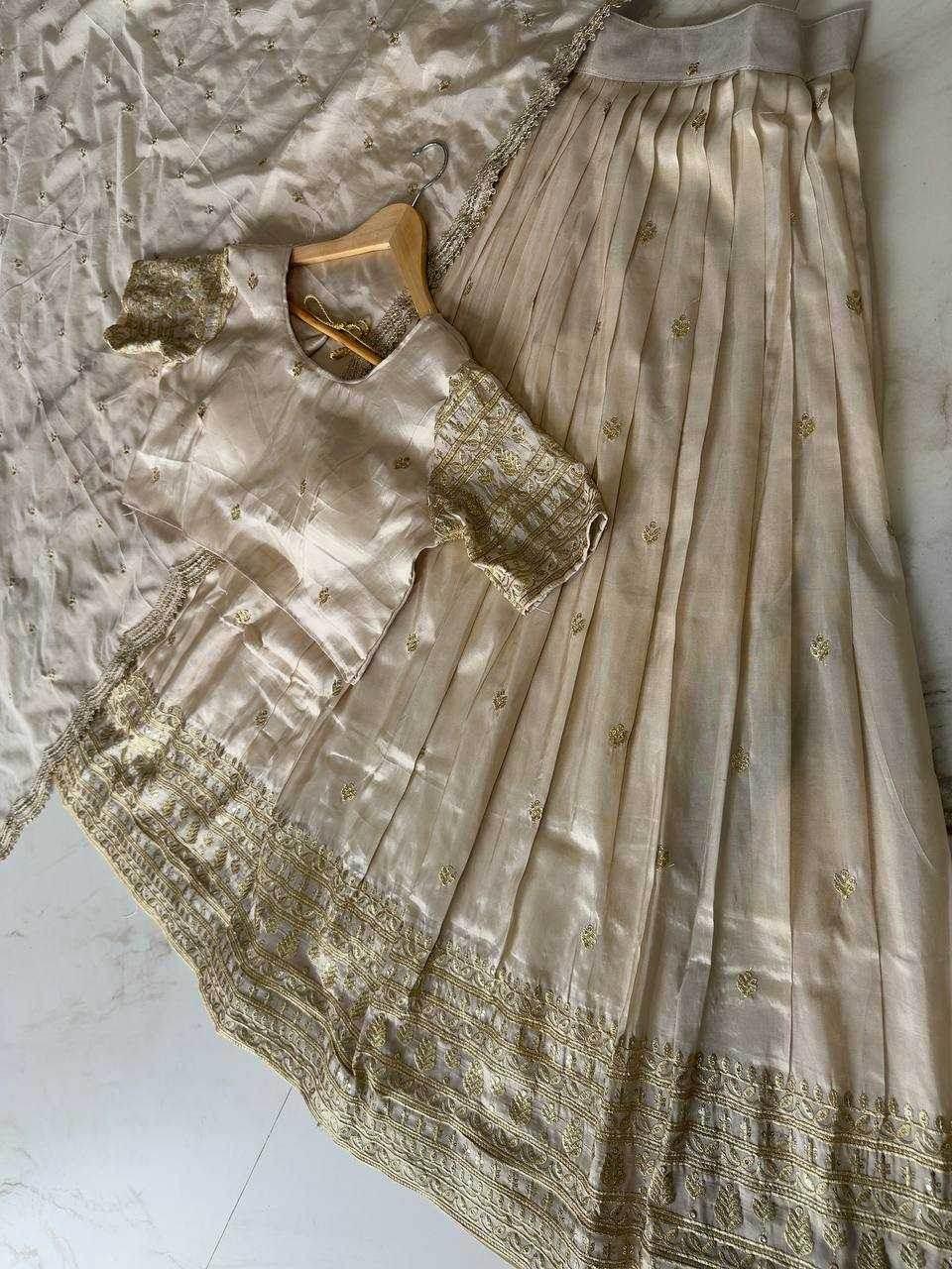 Shimmer silk Indian Saree Lehenga - MYLUXURY LANE ENTERPRISE