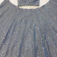 Shimmer silk Sequins Lehenga - MYLUXURY LANE ENTERPRISE