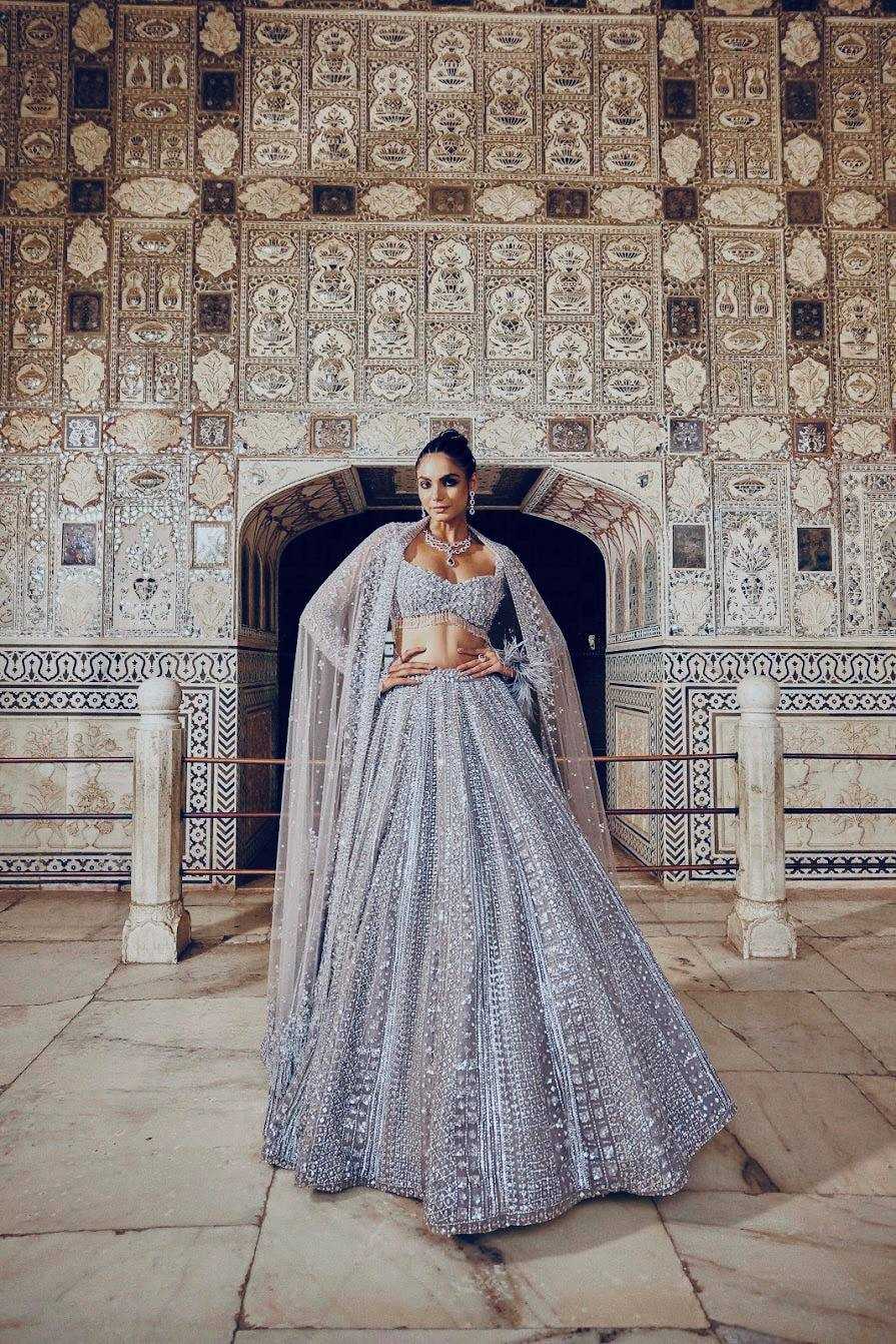 Shimmer silk  Sequins Lehenga