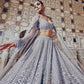 Shimmer silk Sequins Lehenga - MYLUXURY LANE ENTERPRISE