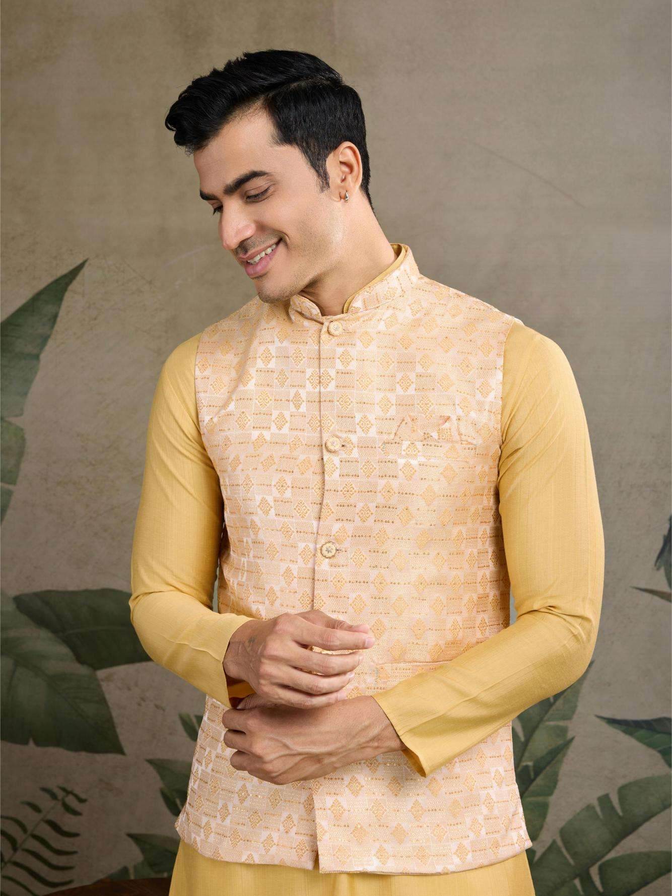 Silk Cotton Mens Kurta - MYLUXURY LANE ENTERPRISE