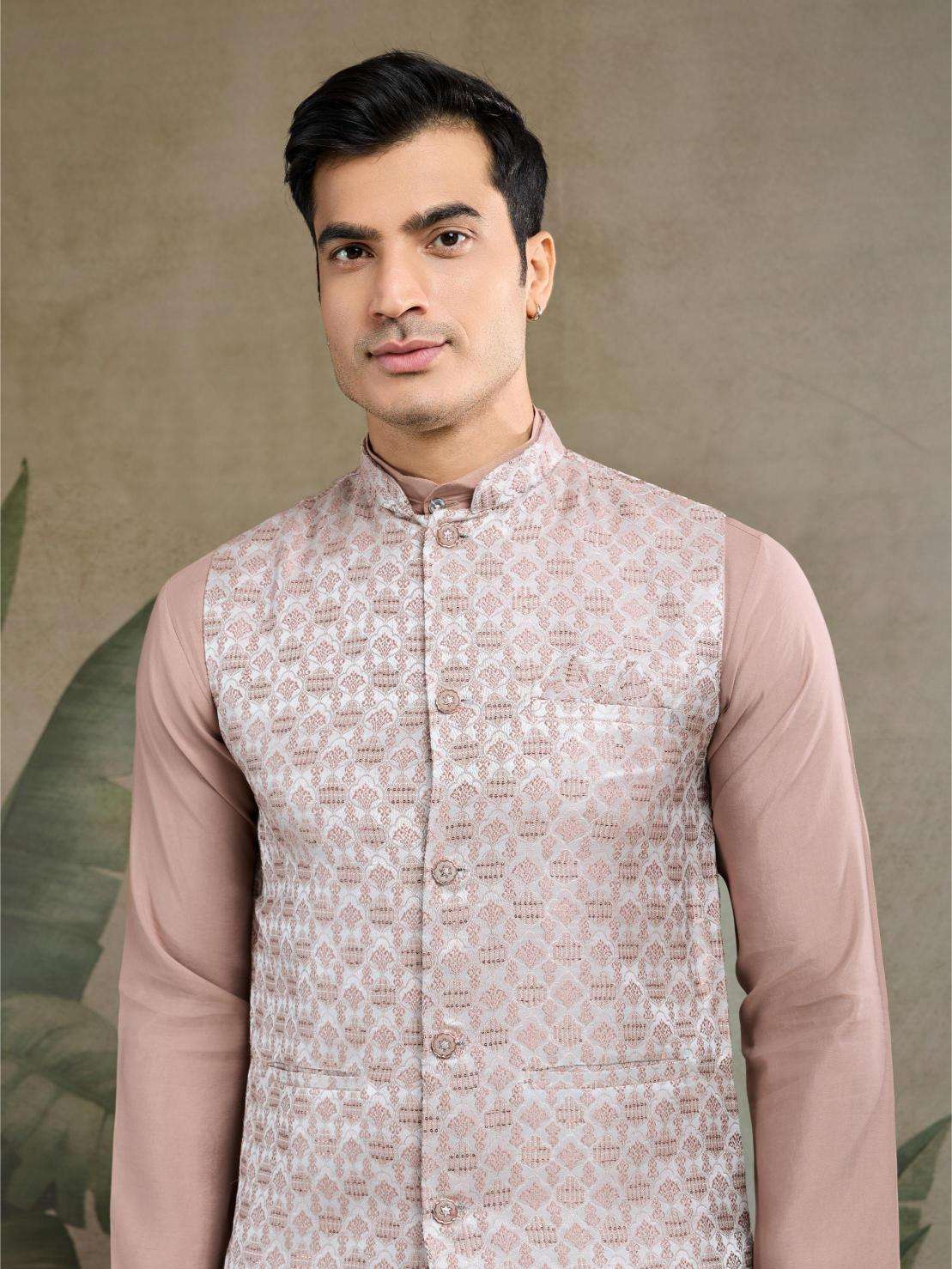 Silk Cotton Mens Kurta