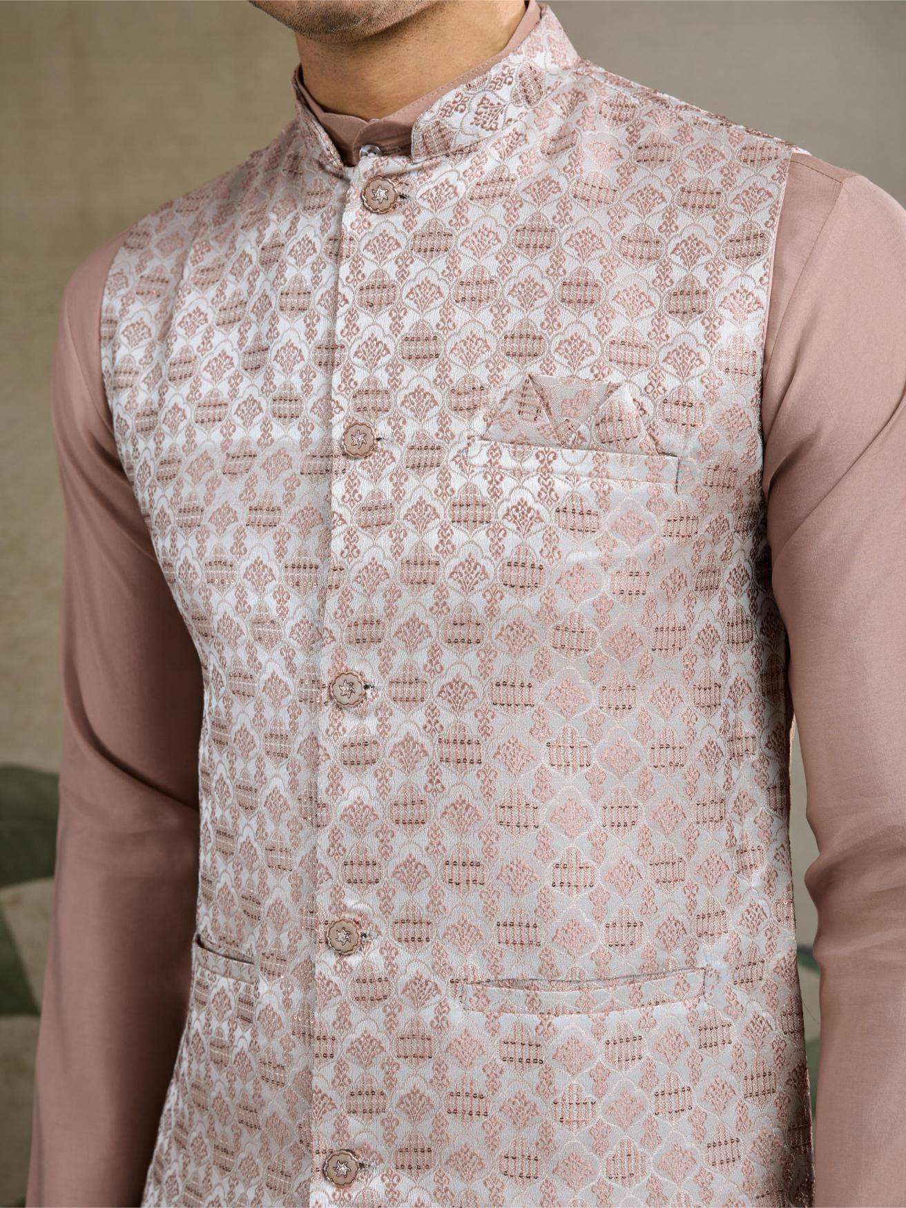 Silk Cotton Mens Kurta