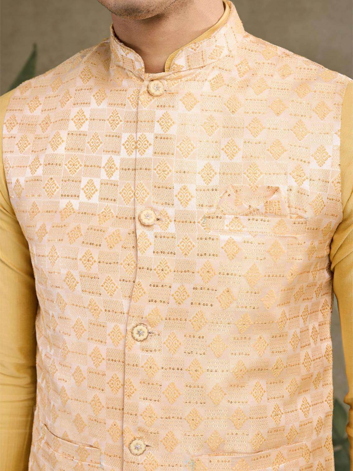 Silk Cotton Mens Kurta - MYLUXURY LANE ENTERPRISE