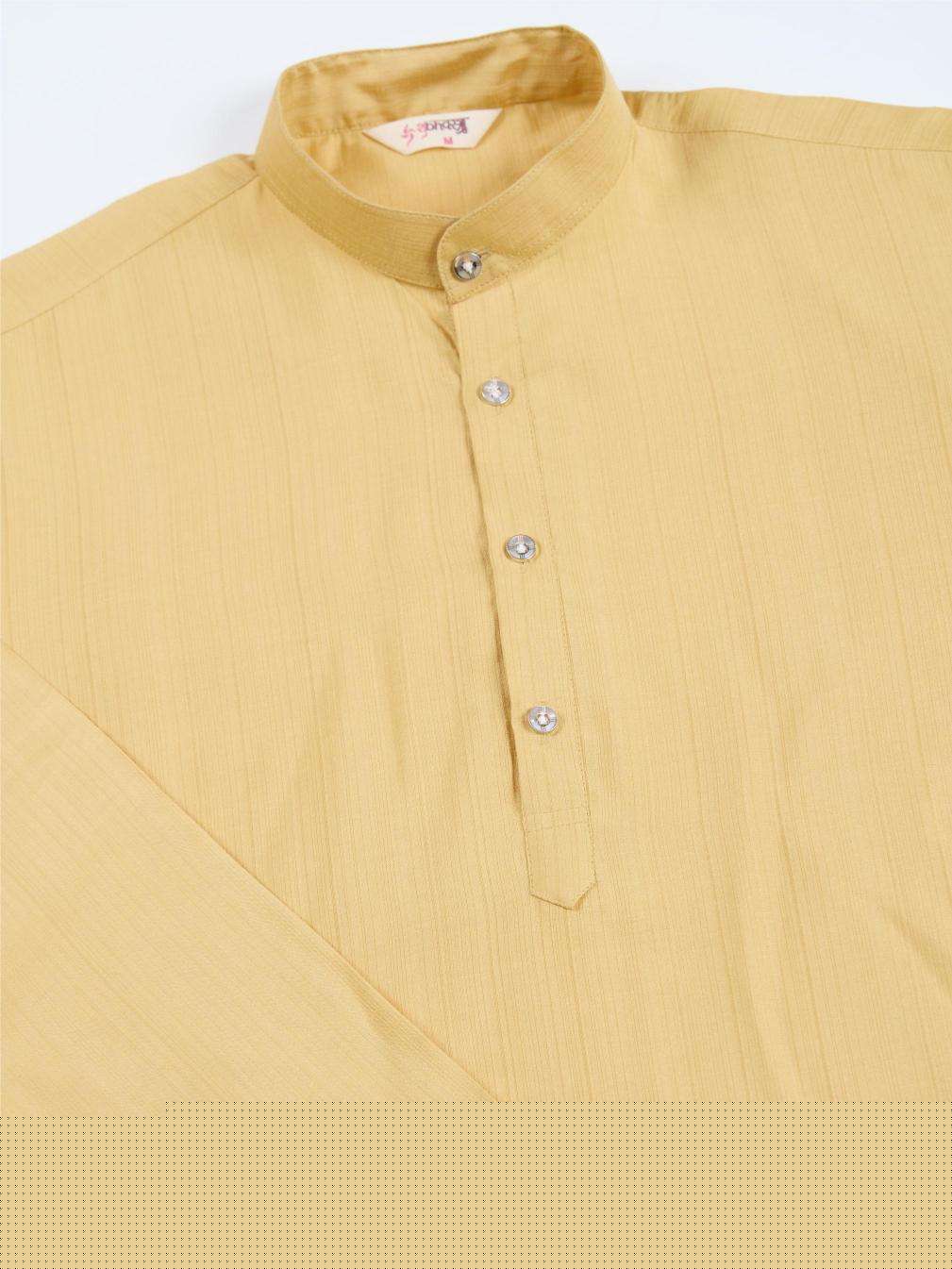 Silk Cotton Mens Kurta