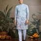 Silk Cotton Embroidered Kurta - MYLUXURY LANE ENTERPRISE
