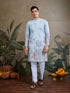 Silk Cotton Embroidered Kurta - MYLUXURY LANE ENTERPRISE
