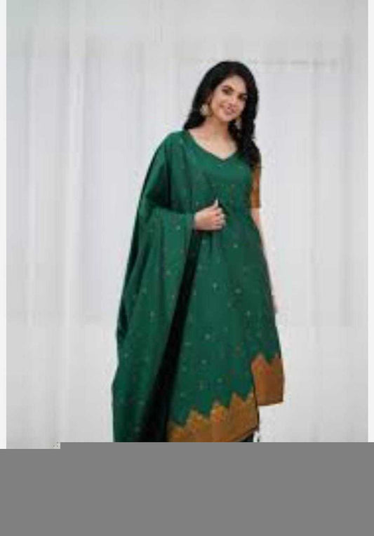 Silk Cotton  Printed Kurti