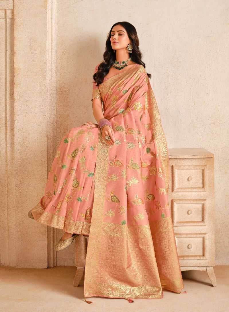 Zari Border Silk Saree - MYLUXURY LANE ENTERPRISE