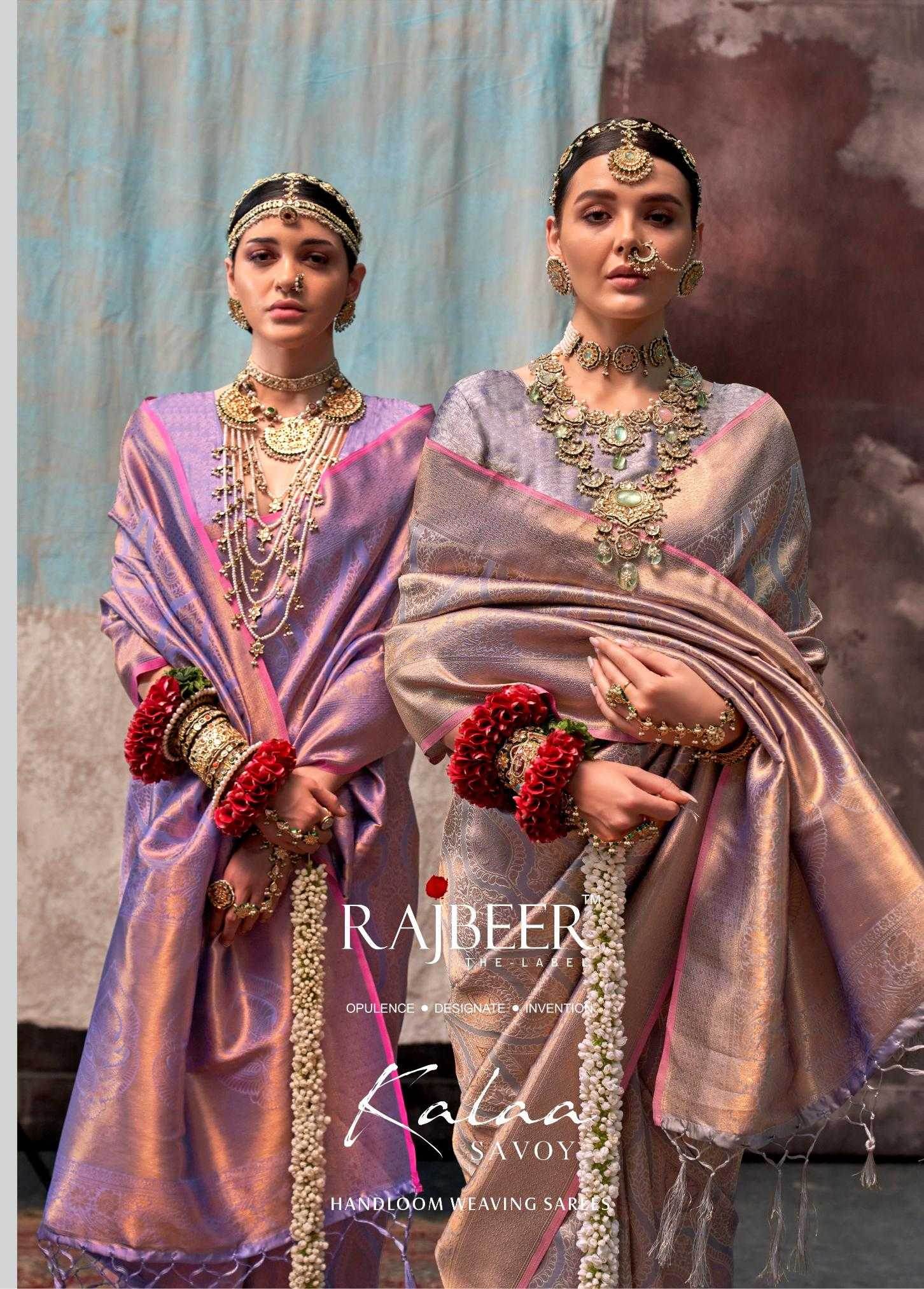 Handloom Designer Silk Zari Border Saree - MYLUXURY LANE ENTERPRISE